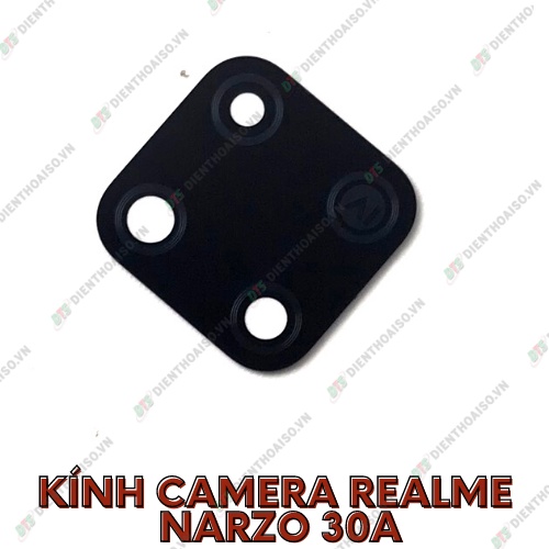 Kính camera realme narzo 30a kèm keo dán