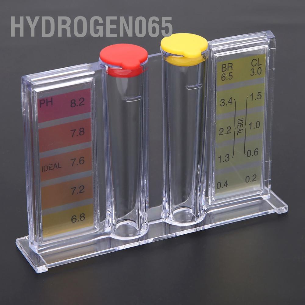 Tác nhân phát hiện PH.OTO Bộ kiểm tra chất lượng nước PH clo Máy kiểm tra bể bơi Hộp thử nghiệm Hydrogen065