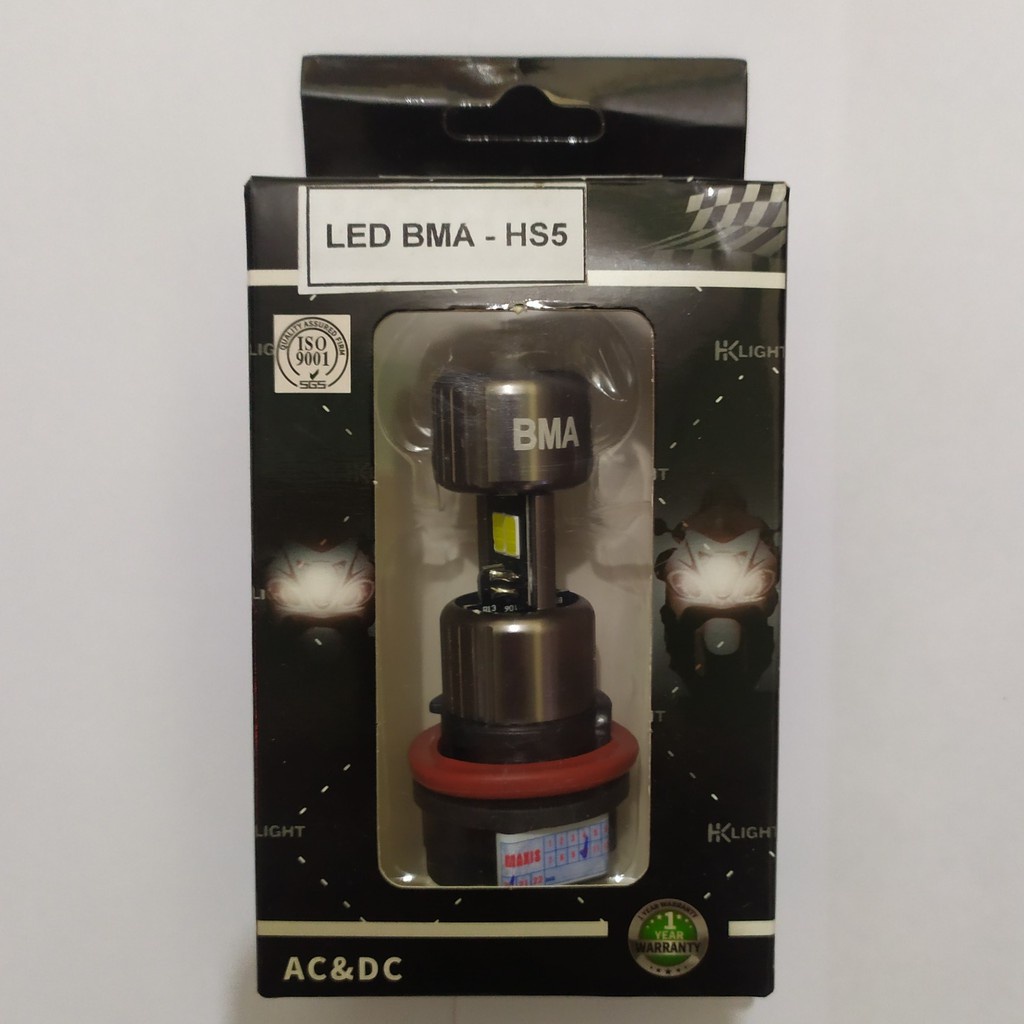 Bóng đèn pha LED BMA chân HS5 siêu sáng ĐÈN PHA Airblade 2011 (AB 2011 MẬP), PCX 2011, Lead 2011