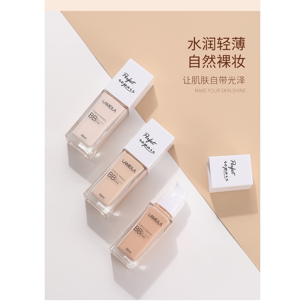 Kem Nền LAMEILA bb cream🌼 FREESHIP 🌼kem trang điểm tự nhiên - siêu che phủ khuyết điểm hình ảnh video thật