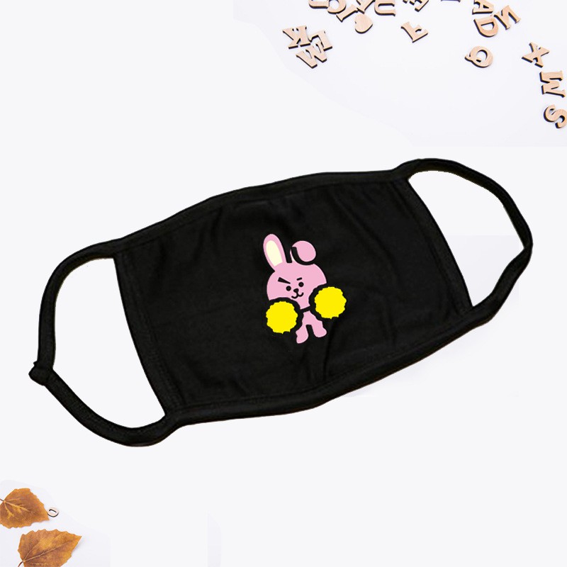 Khẩu trang BT21 siêu dễ thương -ẢNH THẬT trượt sang