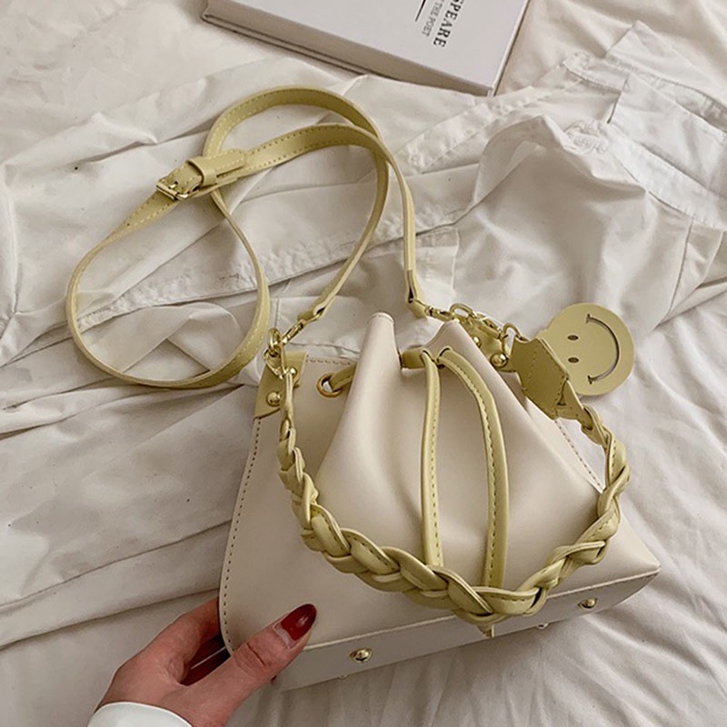 IELGY Túi Đeo Vai Màu Sắc Tương Phản Thời Trang Cho Nữ