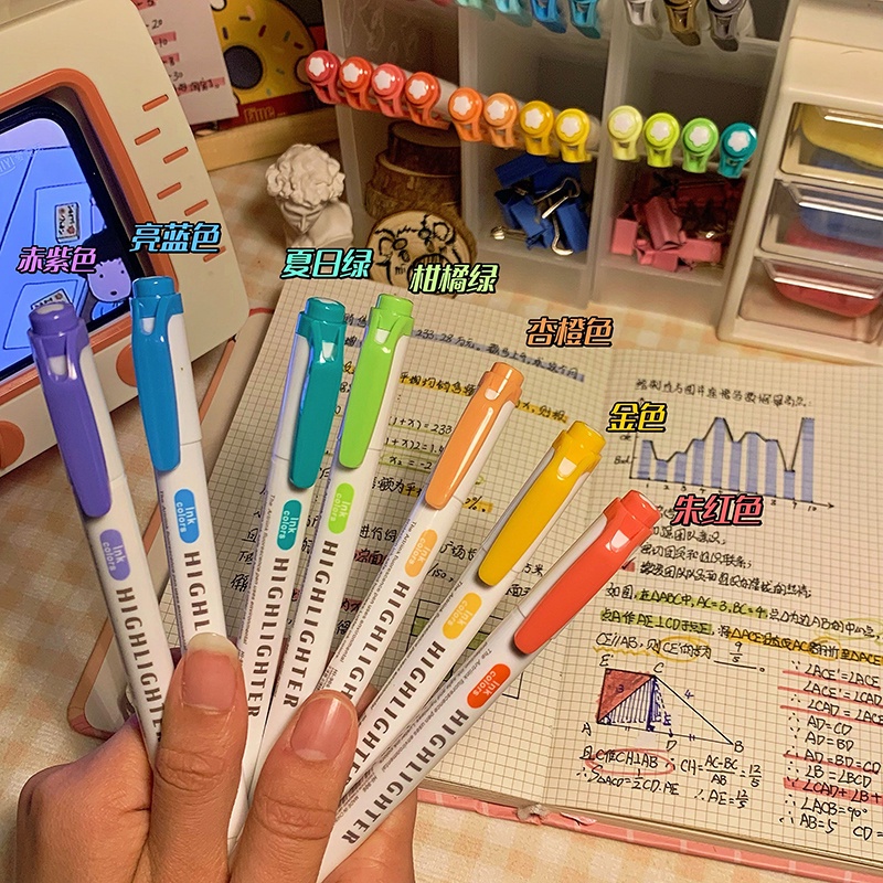 Bộ 5 Bút Bắt Sáng Hai Đầu Dùng Trang Trí Nghệ Thuật