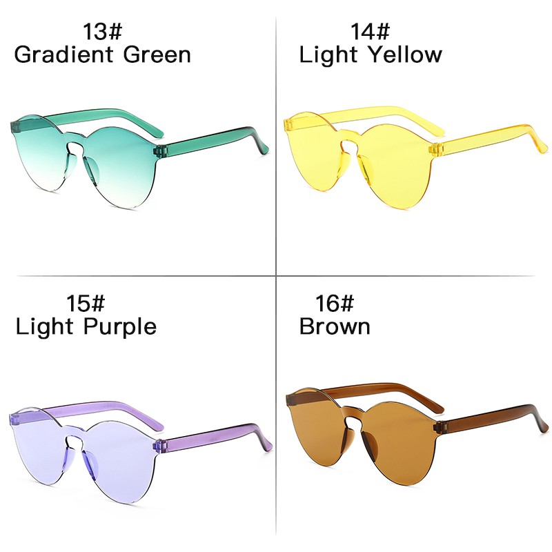 Kính mát LUSEEN AG1100 gọng mắt mèo thời trang sành điệu cho nữ