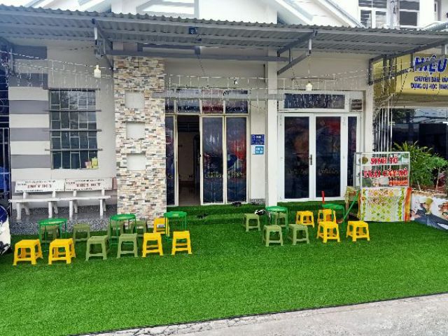 Thảm cỏ nhân tạo 1.5cm xanh tươi loại đẹp