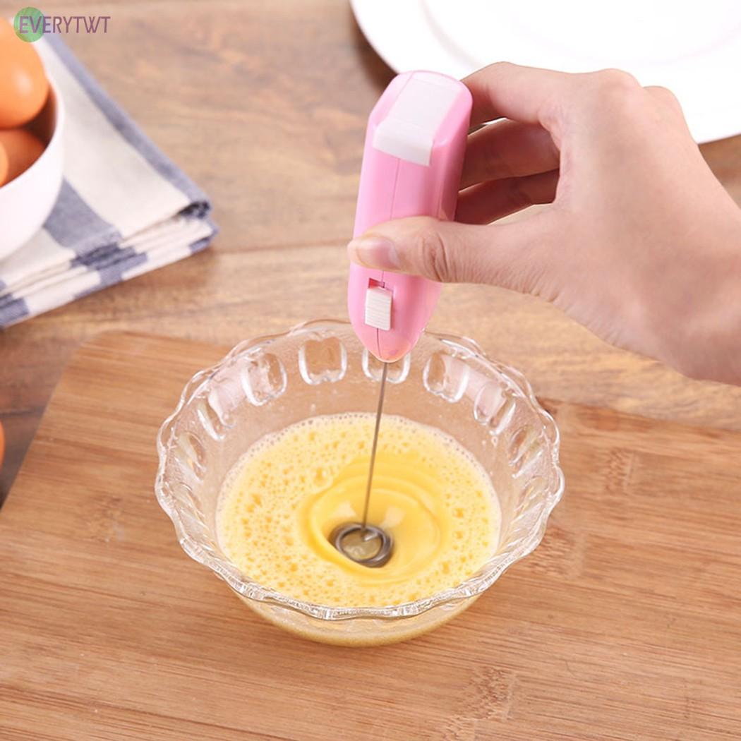 Stirrer Solid Color Mini 22×4.5×2cm Handheld PP+stainless Steel Portable