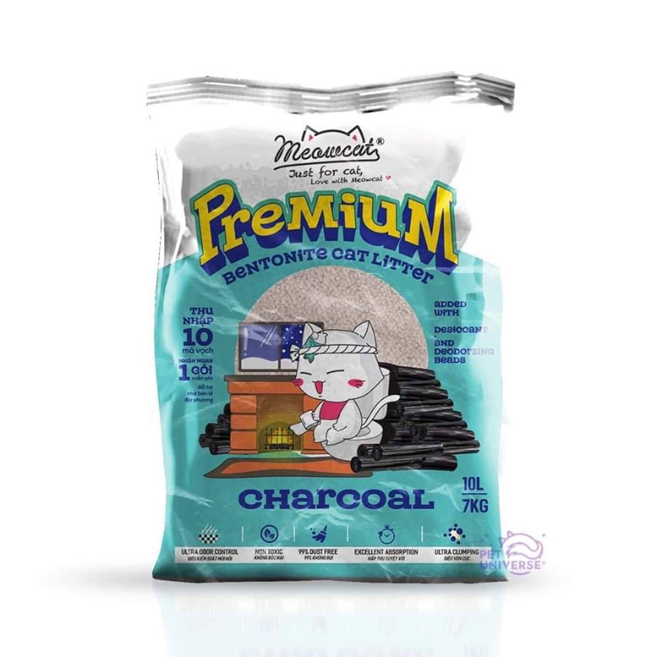 cát bentonite mới Meowcat 5L và 10L dành cho mèo