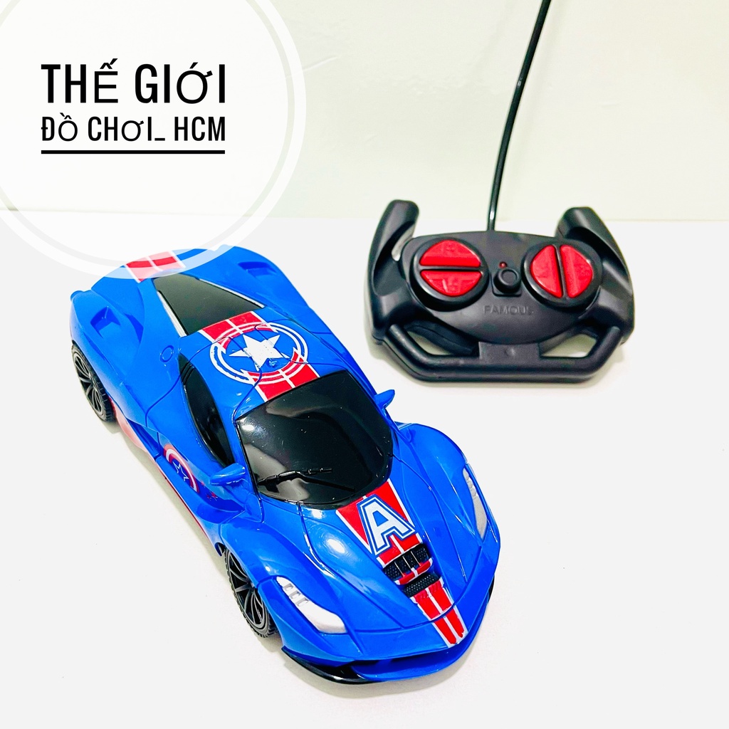 [ĐIỀU KHIỂN 4 CHIỀU] Đồ chơi xe SIÊU ANH HÙNG điều khiển từ xa dành cho bé thích khám phá mô hình xe ô tô
