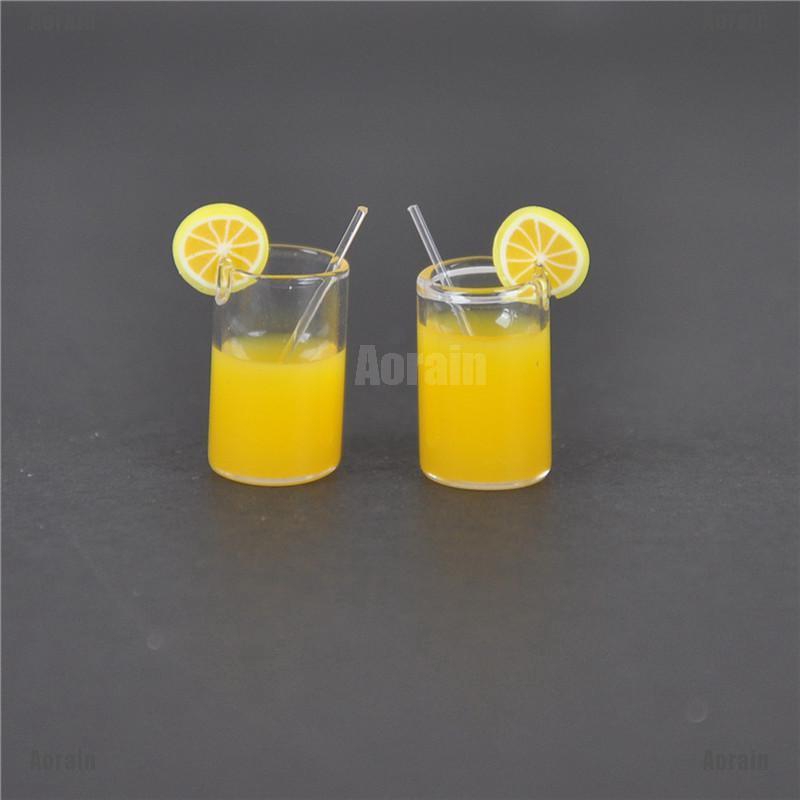 Bộ 2 Ly Nước mini Tỉ Lệ 1: 12 Xinh Xắn Dành Cho Bé