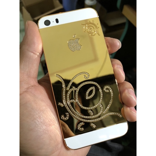 vỏ iphone 5/5se mạ vàng
