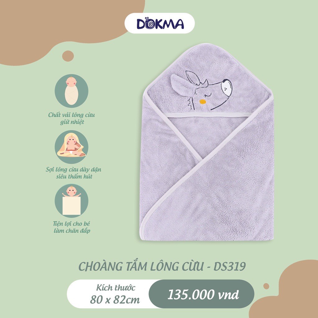 DS319 Chăn ủ sơ sinh Dokma
