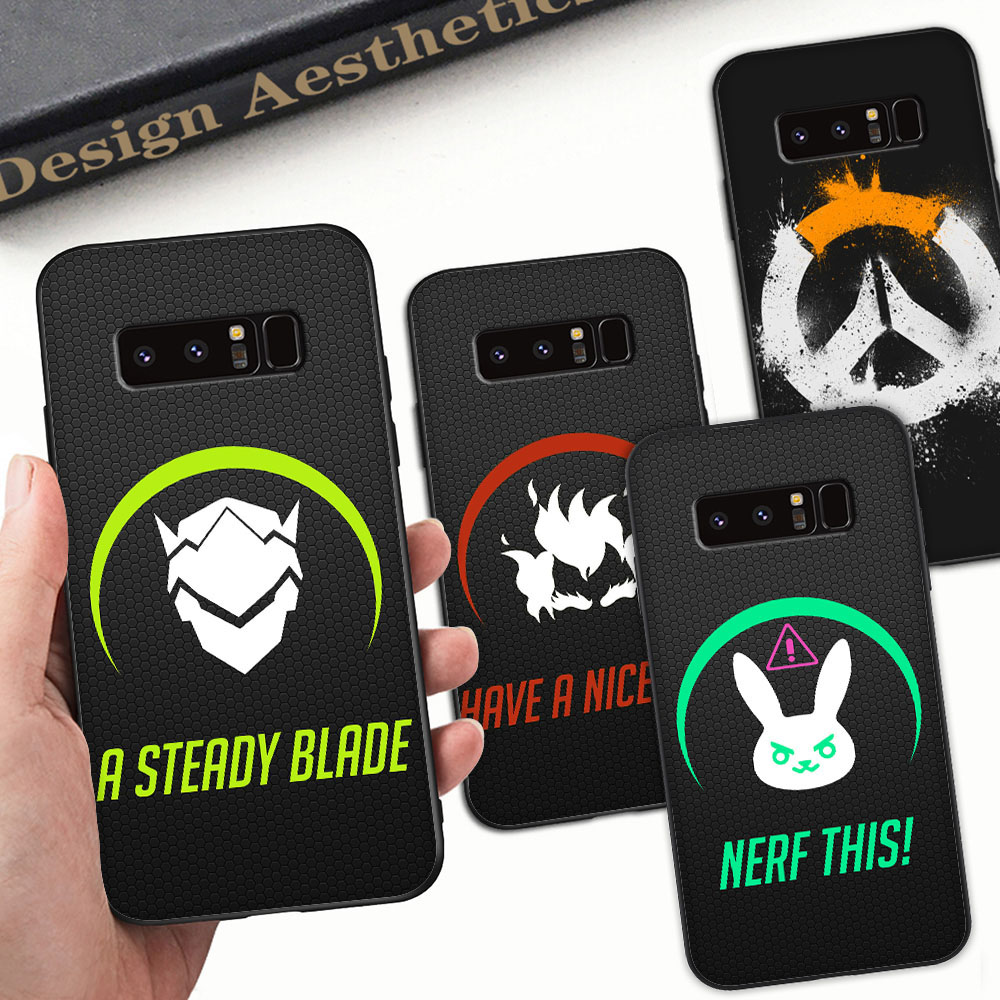 Ốp Điện Thoại Dẻo Viền Đen Họa Tiết Game Overwatch Độc Đáo Cho Redmi 5a 6a 7a 8a 9a 9c Yu162