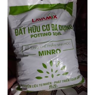 Đất sạch hữu cơ Lavamix 6.5dm3 trồng rau trồng cây