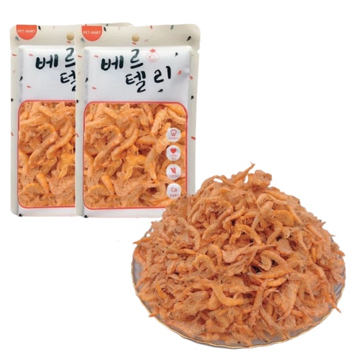 Tôm Sấy Khô Cho Thú Cưng, bổ sung canxi, protein và khoáng chất cho thú cưng - gói 30G