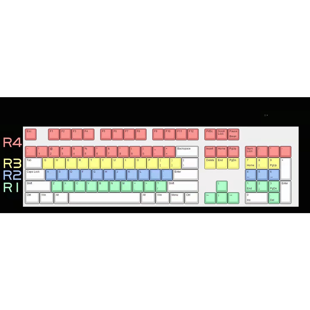 Set 4 Nút Bàn Phím R4 Chuyên Dụng Cho Máy Tính