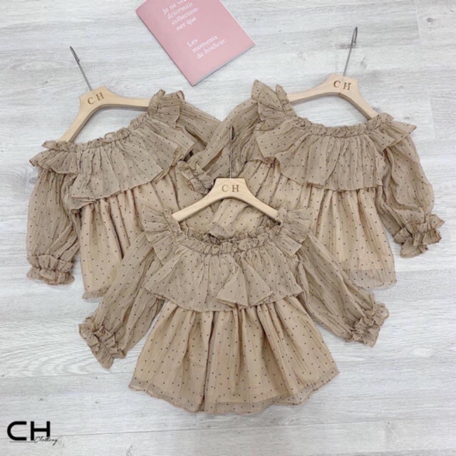 Áo tơ chấm bi 🎀 Hàng cao cấp 🎀Freeship