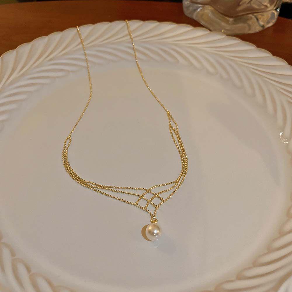 BACK2LIFE Vòng Cổ Choker Đính Hạt Kim Loại Phong Cách Hàn Quốc Tối Giản Cá Tính Dành Cho Bạn Gái
