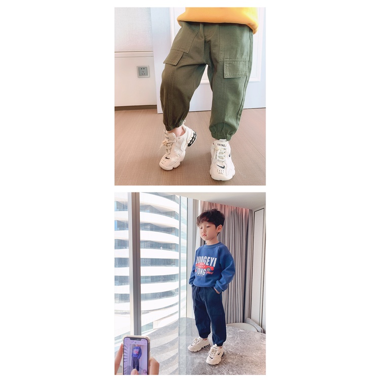 trẻ em mùa xuân và mùa thu quần yếm bình thườngTTC300