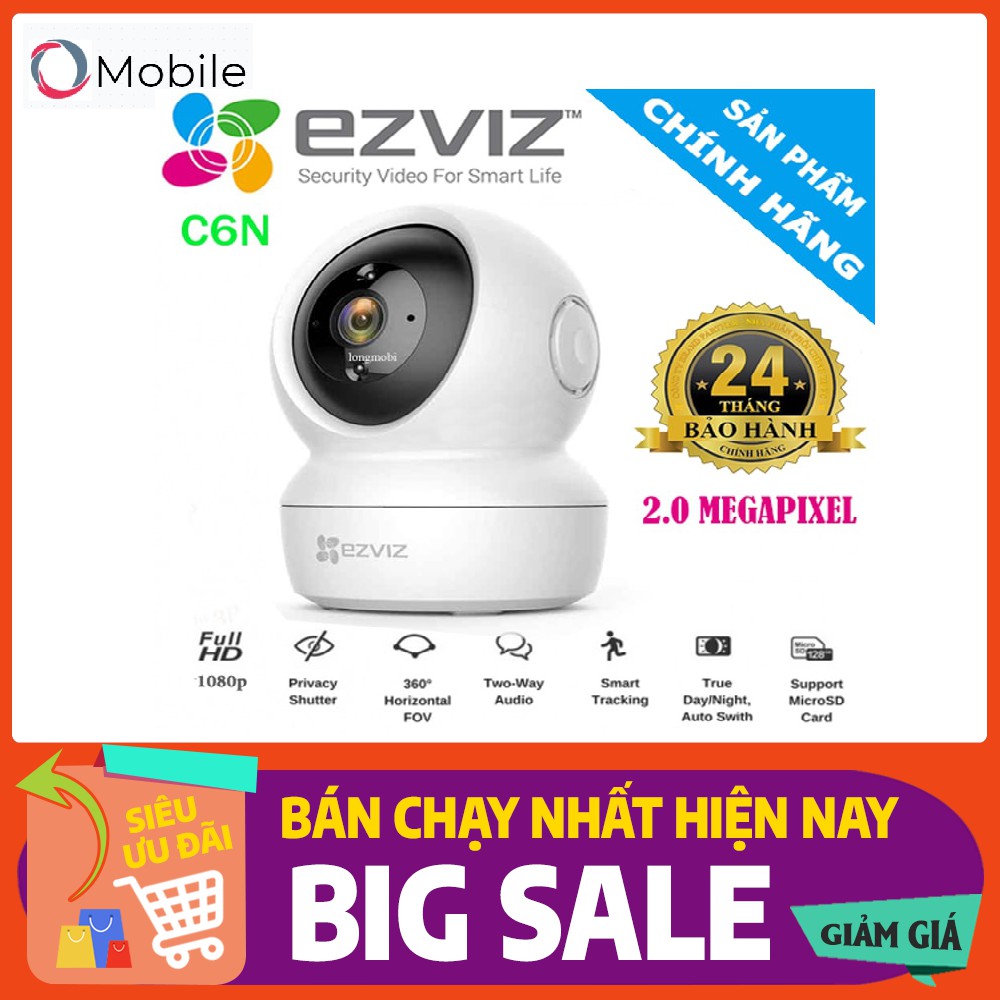 Camera Ezviz C6N 1080p - Camera IP wifi chính hãng