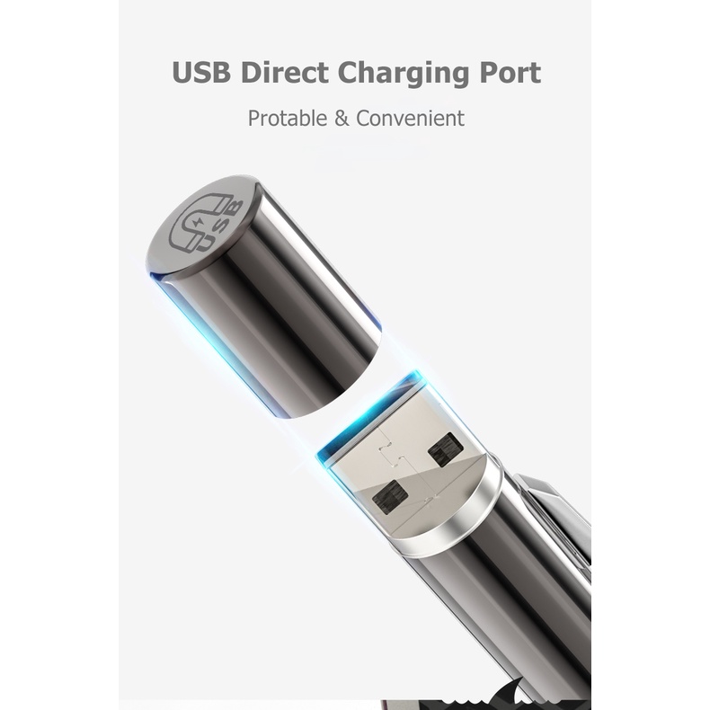 SmilingShark LS-307B Bút laser Green Màu xanh lá cây USB di động có thể sạc lại mèo chơi dạy con trỏ pointer pen