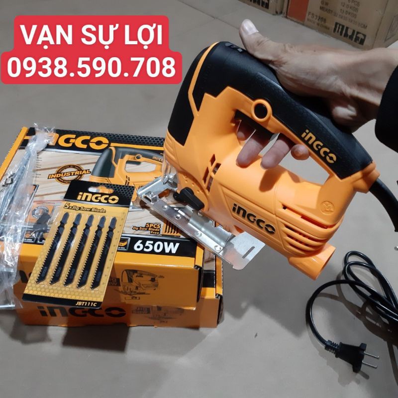 MÁY CƯA LỌNG GỖ LỌNG SẮT 650W INGCO MÃ:JS6508