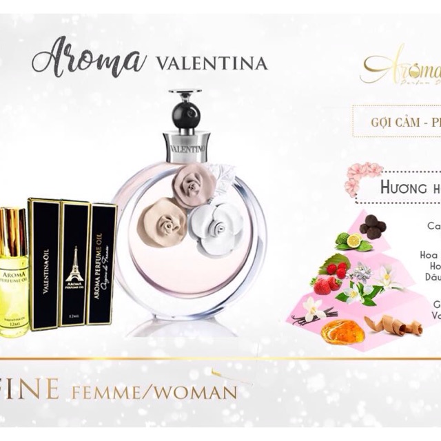 Combo tinh dầu nước hoa pháp 12ml