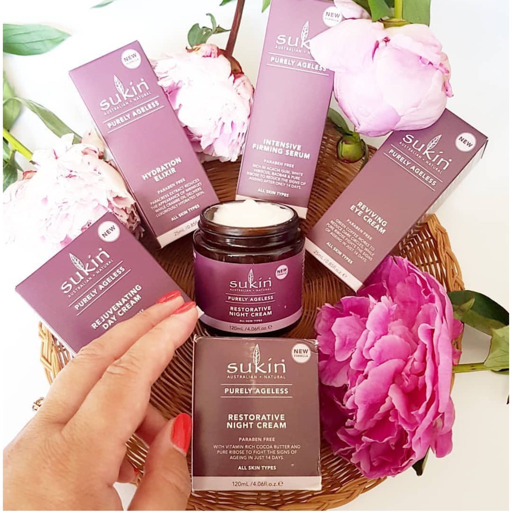 [ DATE T6/2024 ] Serum Ngừa Lão Hoá &amp; Làm Săn Chắc Da Sukin Purely Ageless Intensive Firming Serum 30ml