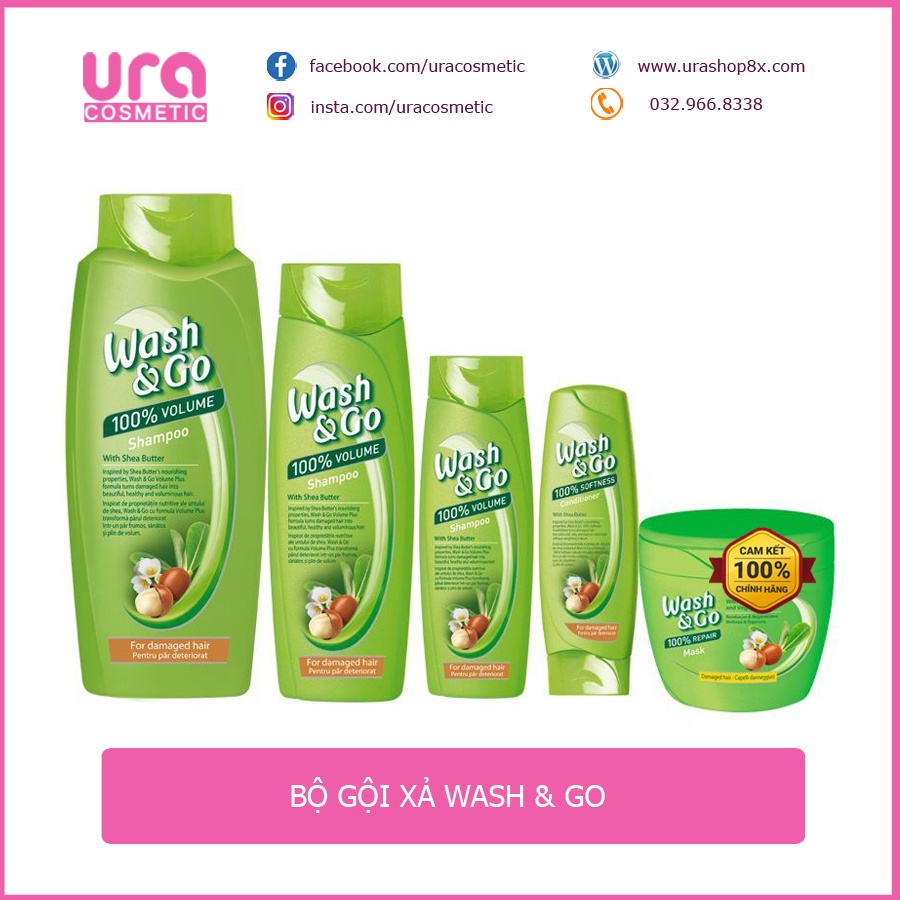 Bộ sản phẩm chăm sóc tóc Wash & Go