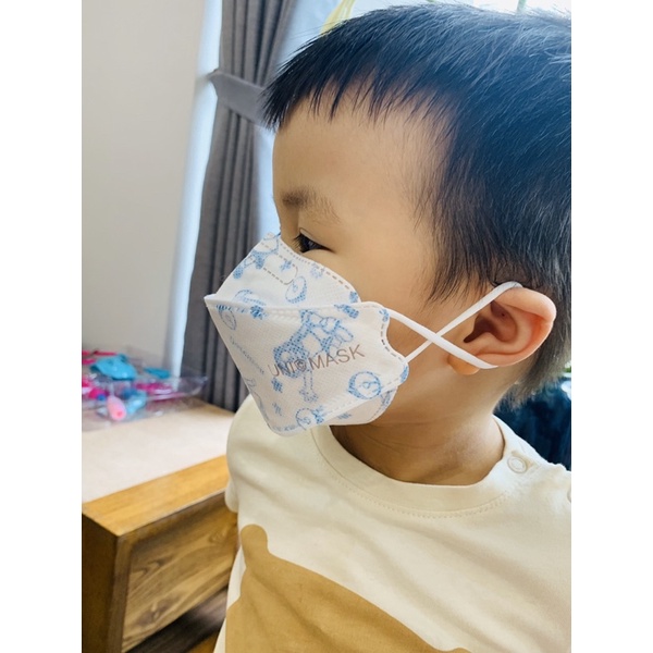 Khẩu trang trẻ em 4 lớp UNI MASK KF94 Hàn Quốc họa tiết xinh xắn đáng yêu cho bé