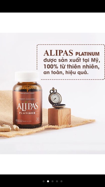 THỰC PHẨM HỖ TRỢ SỨC KHOẺ- ALIPAS PLATINUM