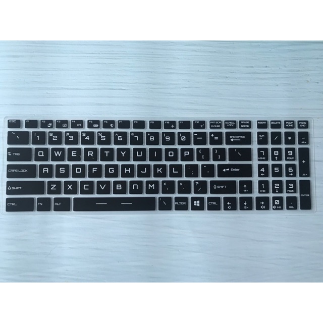 Tấm silicon bảo vệ bàn phím Laptop Msi PE75, GE73, GE72, GP75,  GS75, GE75, GV62, GE62, GE63......