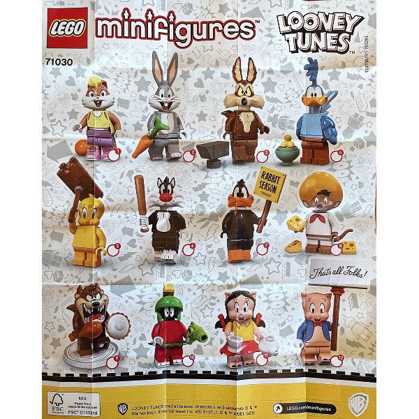 Lego Minifigures 71030 - Bộ xếp hình Lego Nhân vật Looney Tunes