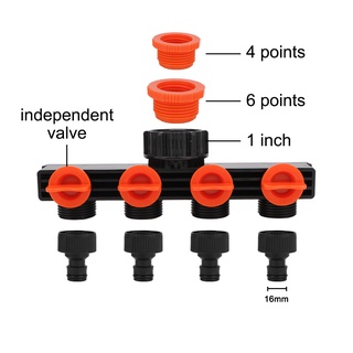 Đầu Chia Ống Nước 4 Chiều 3/4"