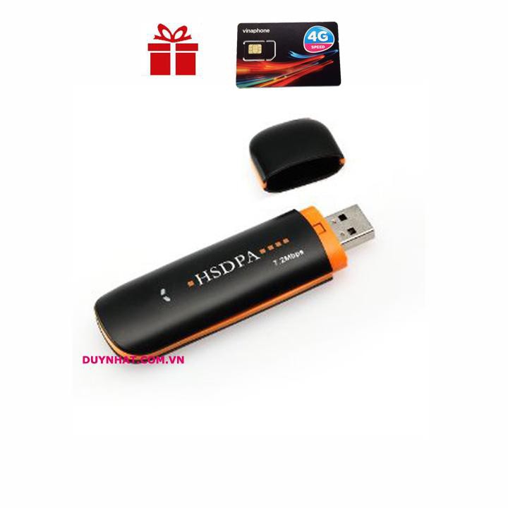 USB Dcom 3G HSDPA Dùng Được Cho Tất Cả Các Mạng Di Động Mobi, Vina, Viettel
