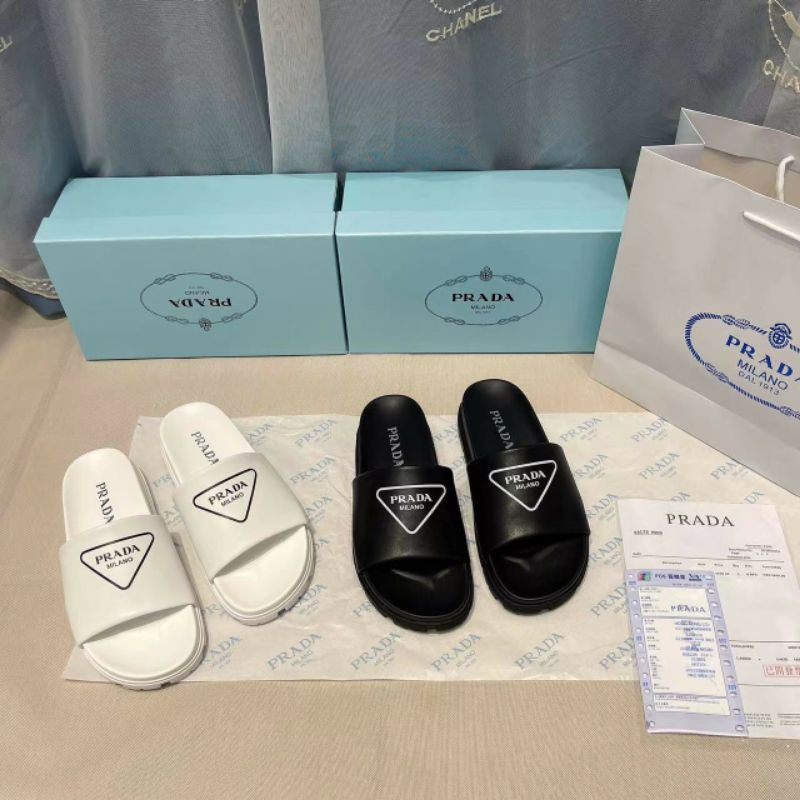 Dép lê Prada quai ngang Fullbox