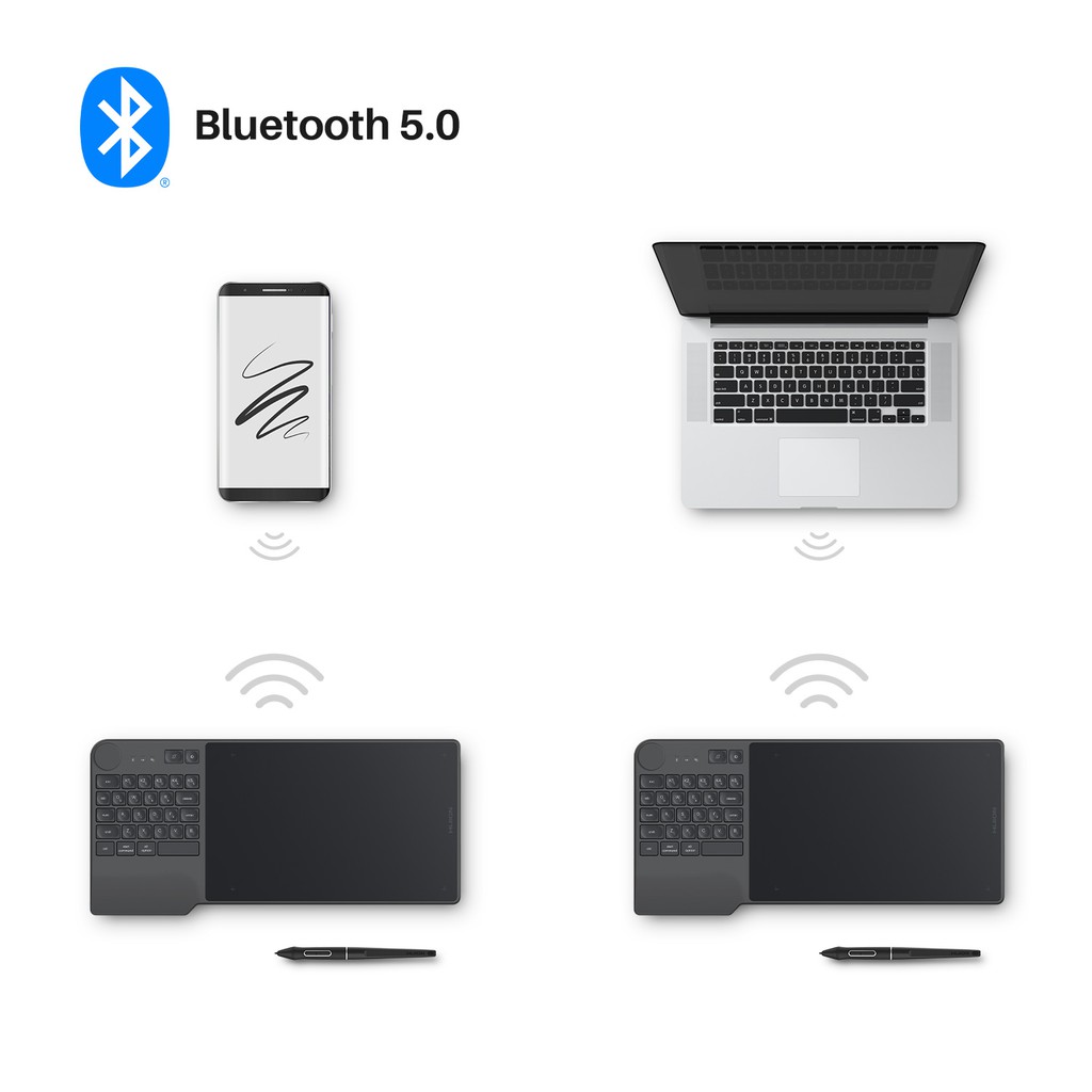 Bảng vẽ Huion KeyDial KD200