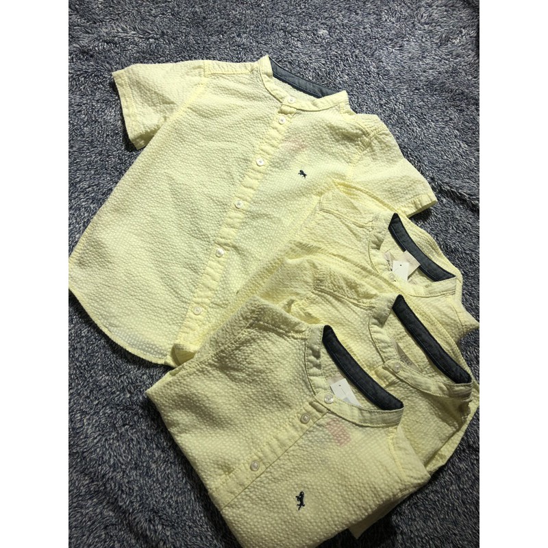 sơ mi bé hm auth 3/4y+2%  phí shopee