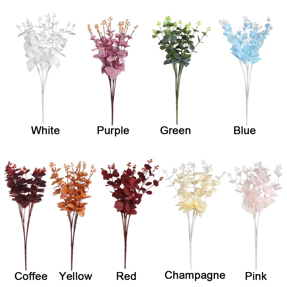 Nhánh Lá Cây Bạch Đàn Nhân Tạo Trang Trí Nội Thất