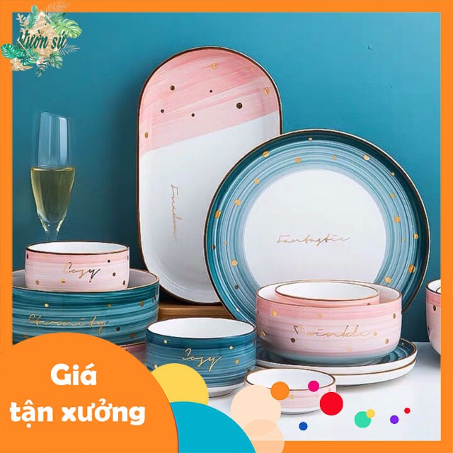 Bộ bát đĩa sứ 36 món COJY cao cấp - VS302