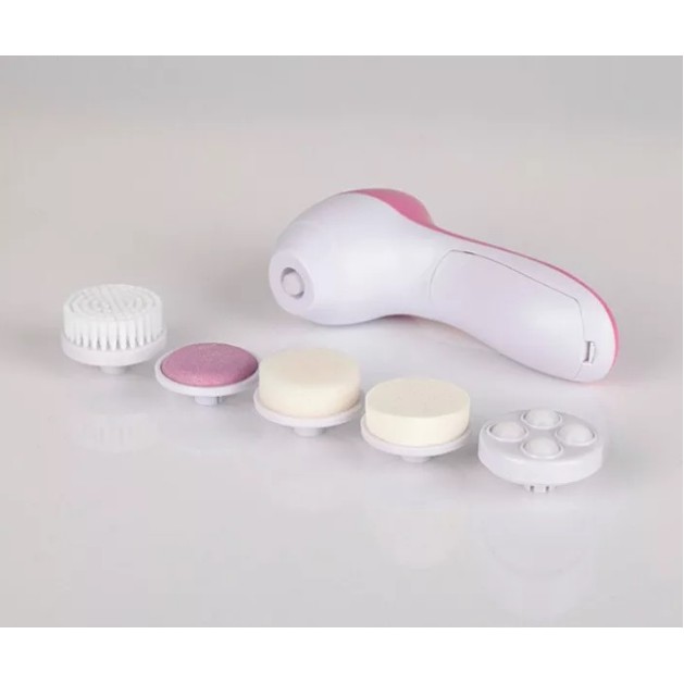 Máy Rửa Mặt 5in1 Massage, Chống Nước , Đánh Bọt, Làm Sạch Bụi Bẩn Mỹ Phẩm