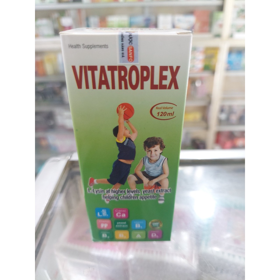 Siro Vitatroplex Bổ Sung Vitamin và Khoáng Chất Cho Trẻ Em 120ml, 100ml