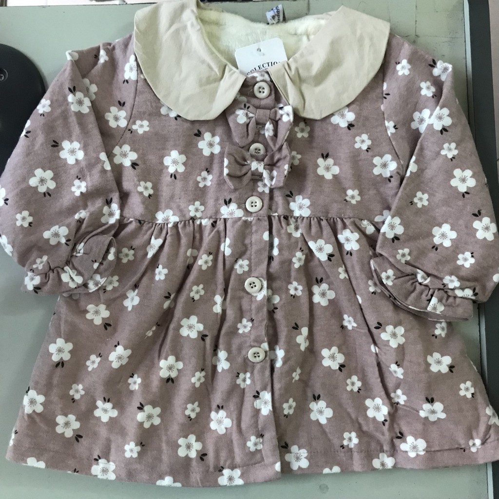 Váy nỉ bông cho bé gái