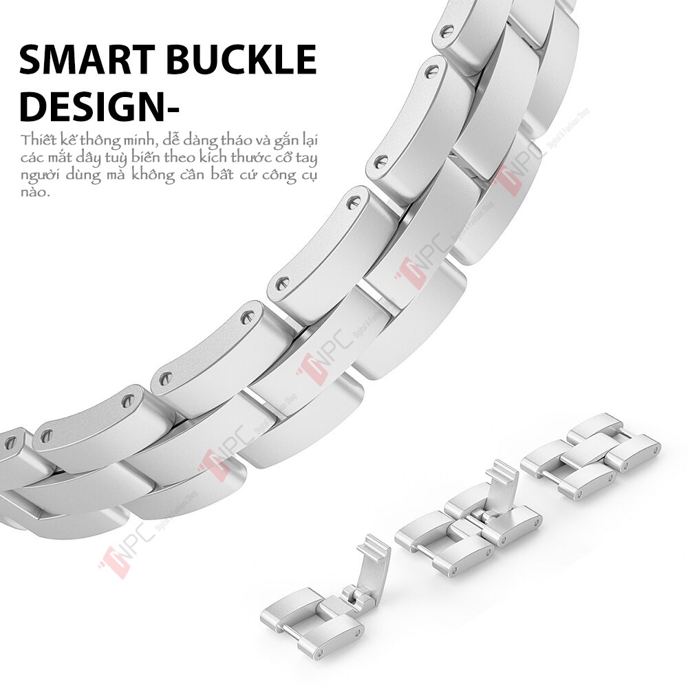 Dây Đồng Hồ iWatch Kiểu Lắc Tay Đính Đá Series 7 SE 6 5 4 3 2 1 kích cỡ 38mm 40mm 41mm 42mm 44mm 45mm