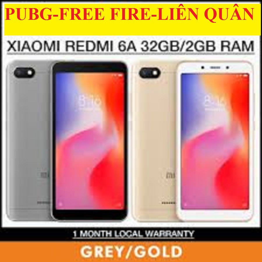 điện thoại Xiaomi Redmi 6 Có Tiếng Việt 2sim Ram 4G/64G mới 98%