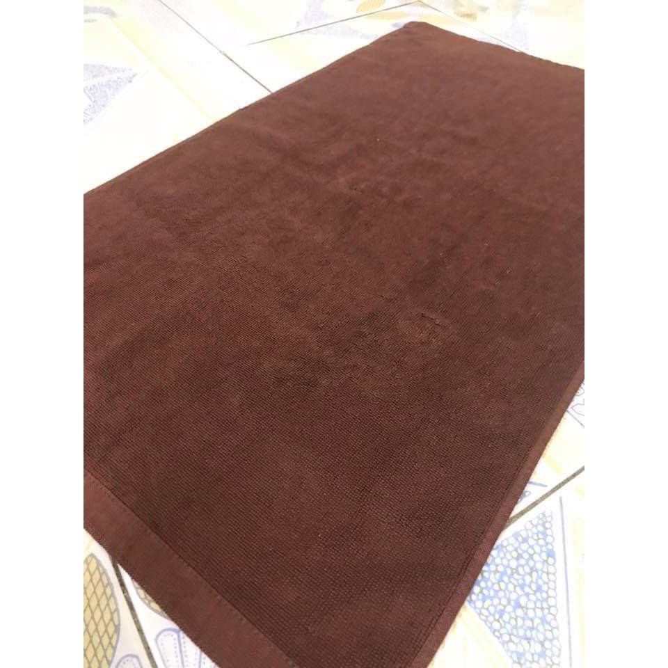 Thảm lau chân khách sạn 100% cotton, khăn thảm lau chân đa năng giăt máy thoải mái