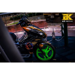 Tem trùm xe Airblade - Mẫu 167
