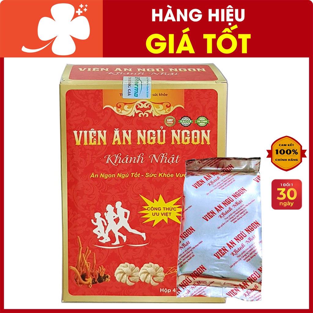 Viên Ăn Ngủ Ngon Khánh Nhật, hỗ trợ kích thích ăn ngon miệng (Hộp 40 &amp; 60 viên)