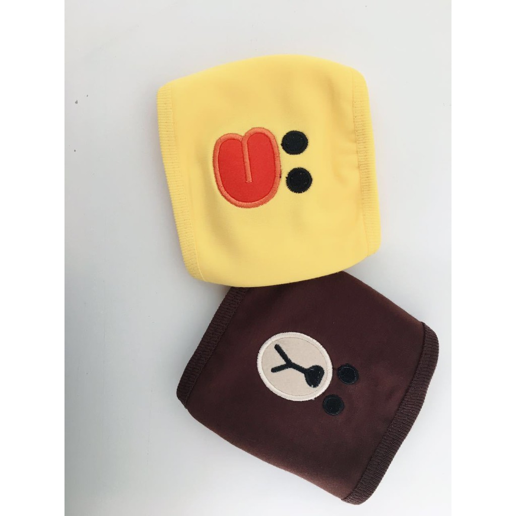 Khẩu trang Line Friends (Gấu Brown, Gà Sally)