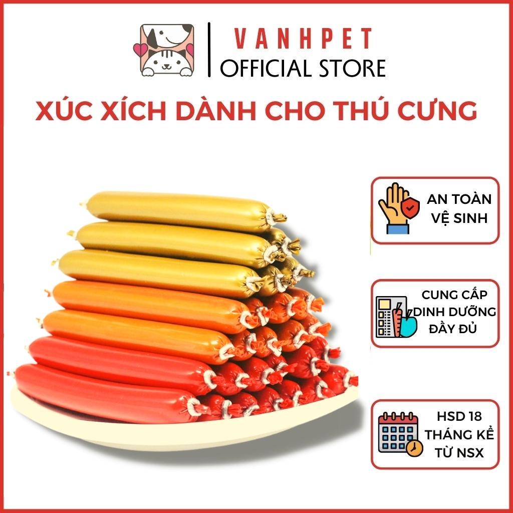 Xúc xích cho chó mèo ăn liền ăn vặt chất lượng 15gr - vanhpet