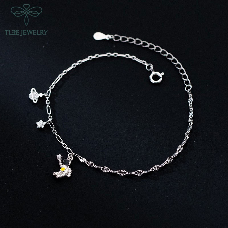 Lắc tay bạc nữ TLEE mẫu phi hành gia TleeJewelry